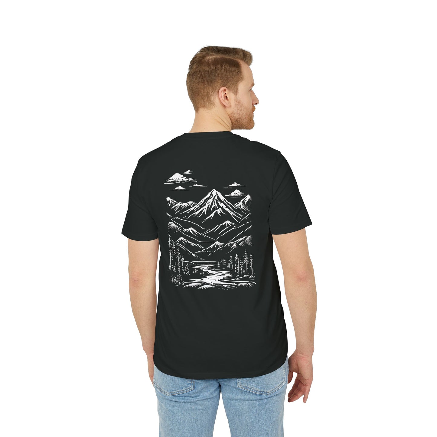 Premium Organic Shirt | Find Your Peak | Mountain River
