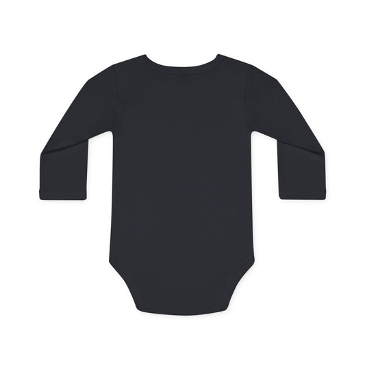 Baby Organic Bodysuit Long-Sleeve | My first Summit | black