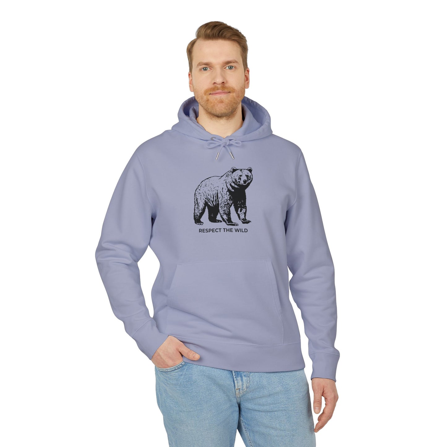 Ultra-Soft Organic Hoodie "Respect the Wild"