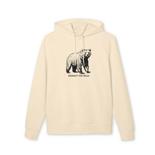 Ultra-Soft Organic Hoodie "Respect the Wild"