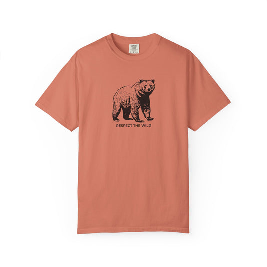 Bear Graphic T-Shirt — "Respect the Wild" Tee