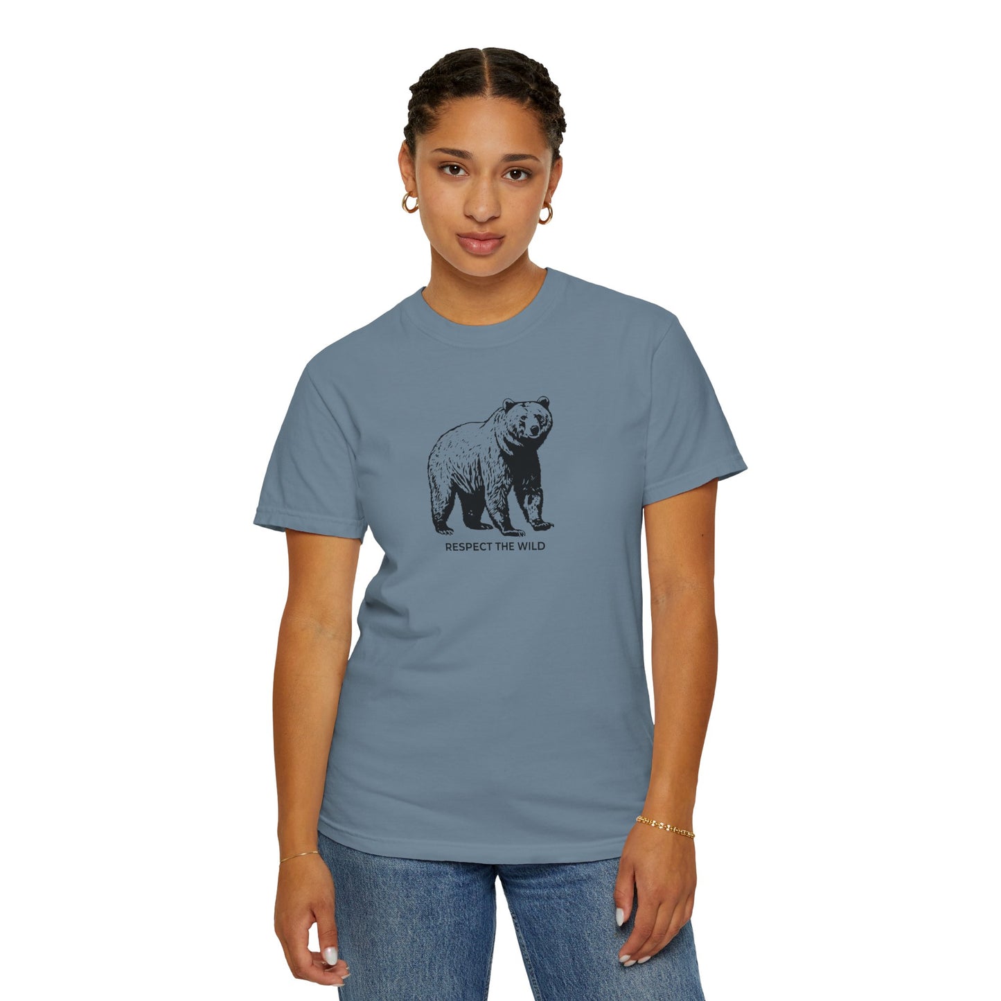 Bear Graphic T-Shirt — "Respect the Wild" Tee