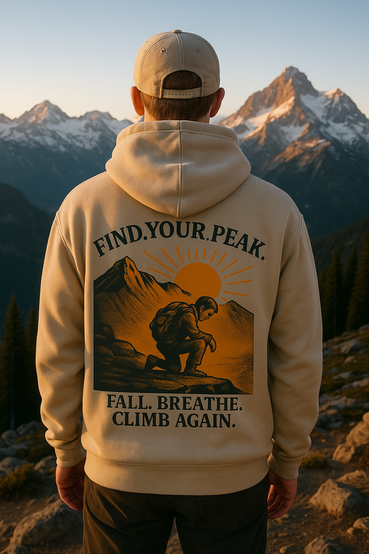 Hoodie — Fall. Breathe. Climb Again.
