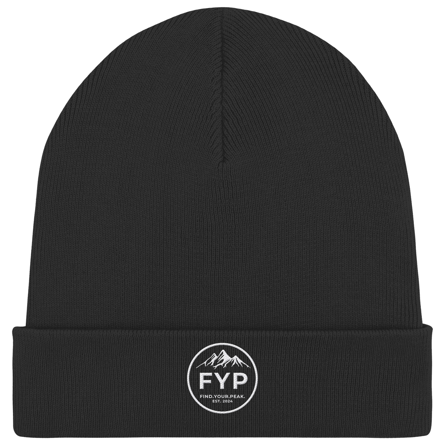 FIND.YOUR.PEAK. Beanie - Organic Rib Beanie