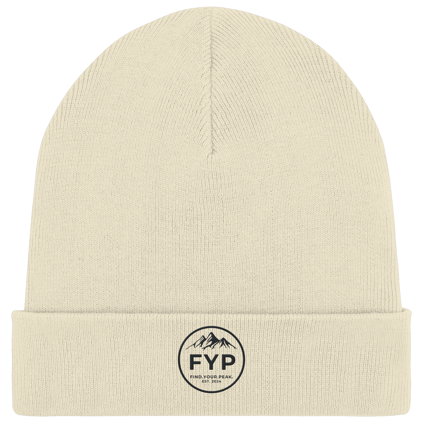 FIND.YOUR.PEAK. Beanie - Organic Rib Beanie