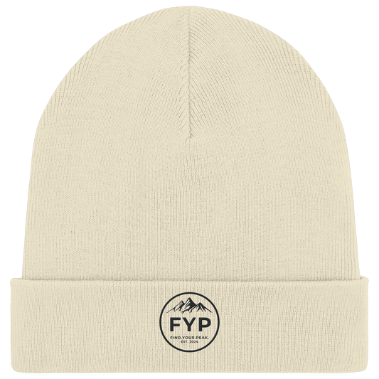 FIND.YOUR.PEAK. Beanie - Organic Rib Beanie