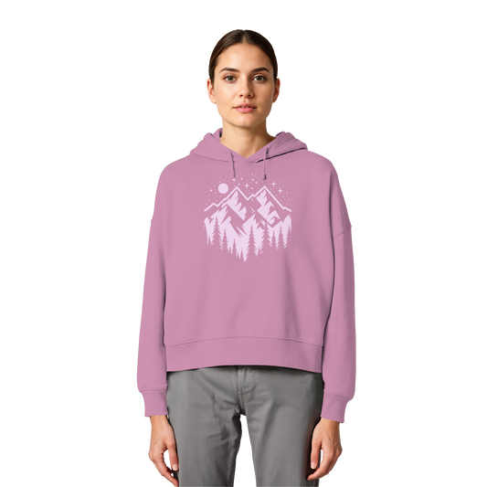 Moonlight - Womens Organic Boxcut Hoodie