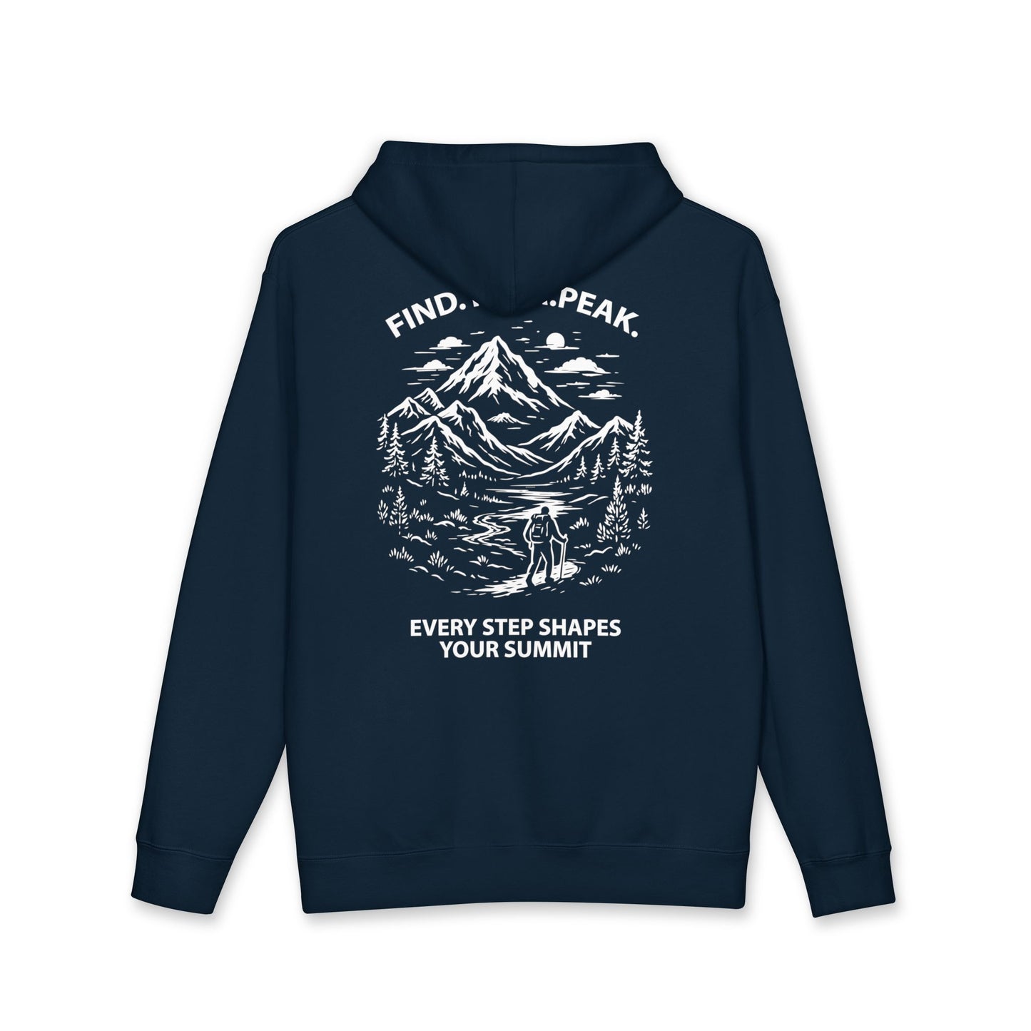Hoodie – “Every Step Shapes Your Summit” Heavyweight Hoodie