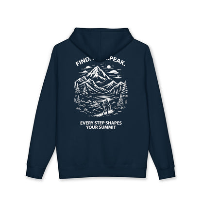 Hoodie – “Every Step Shapes Your Summit” Heavyweight Hoodie