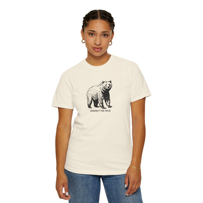 Bear Graphic T-Shirt — "Respect the Wild" Tee