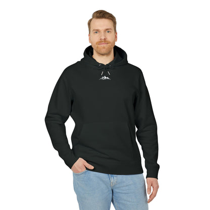 Premium Organic Hoodie Mountain Peak