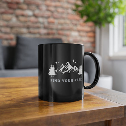 Tasse | Find your Peak | schwarz