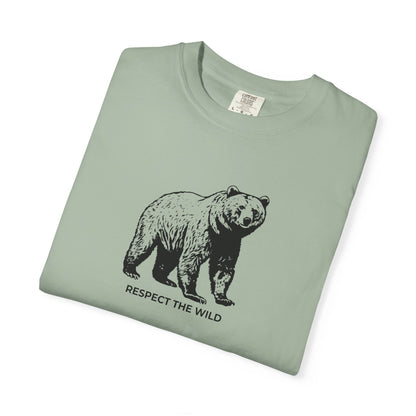 Bear Graphic T-Shirt — "Respect the Wild" Tee