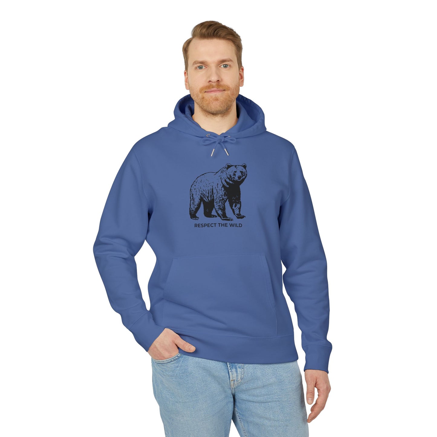 Ultra-Soft Organic Hoodie "Respect the Wild"