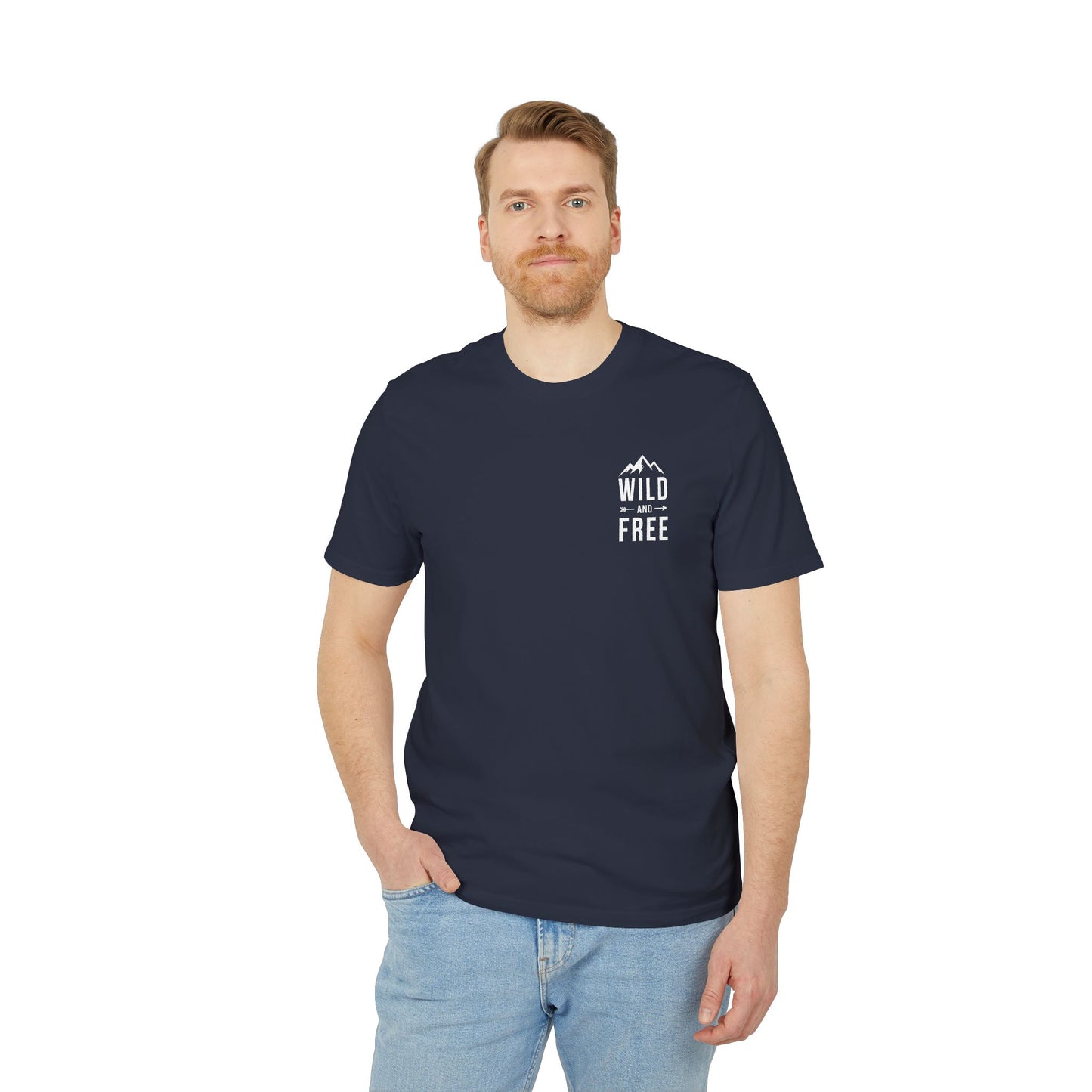 Wild and Free Mountain T-Shirt — Minimal Adventure Tee