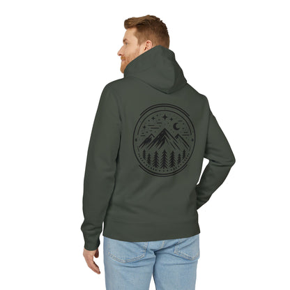 Premium Organic Hoodie Mountain Peak
