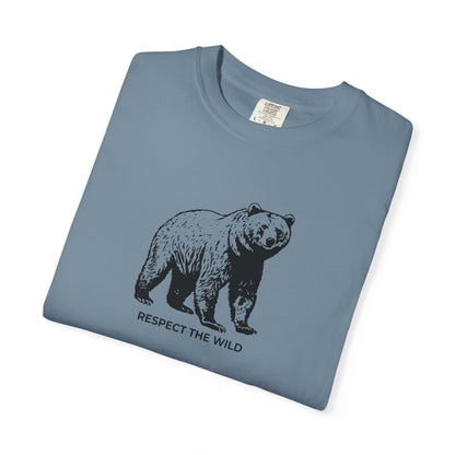Bear Graphic T-Shirt — "Respect the Wild" Tee