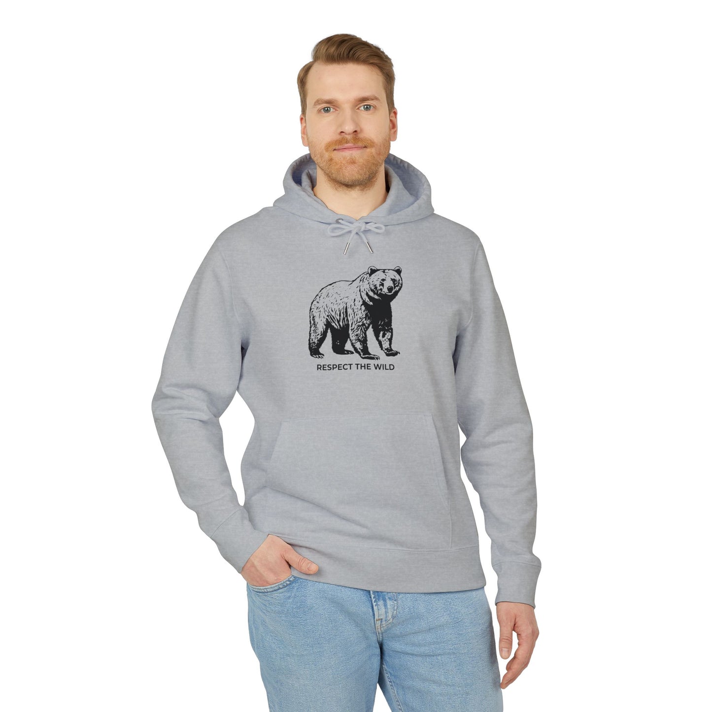 Ultra-Soft Organic Hoodie "Respect the Wild"