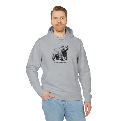 Ultra-Soft Organic Hoodie "Respect the Wild"