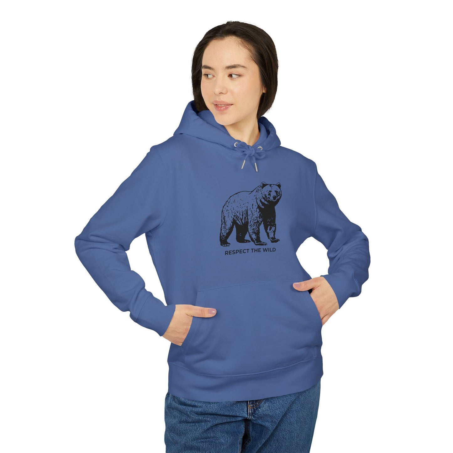 Ultra-Soft Organic Hoodie "Respect the Wild"