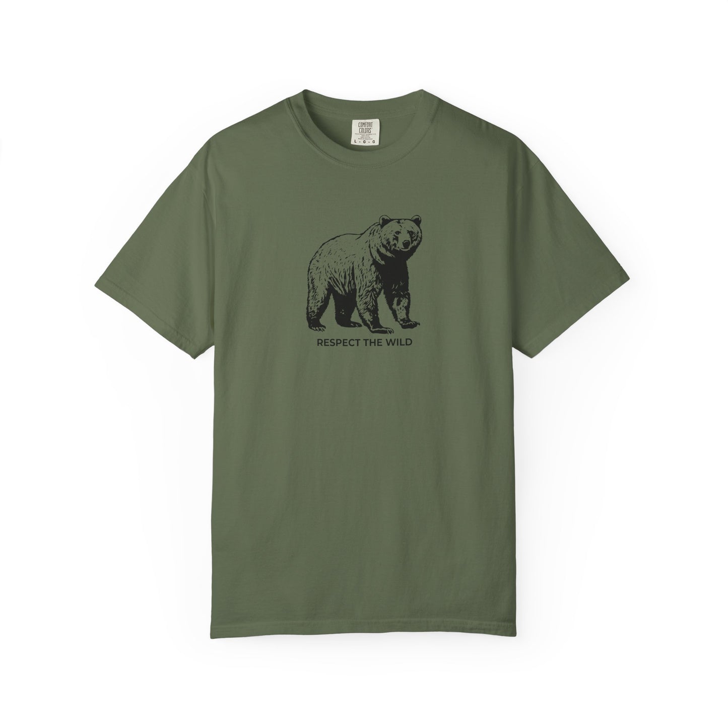 Bear Graphic T-Shirt — "Respect the Wild" Tee