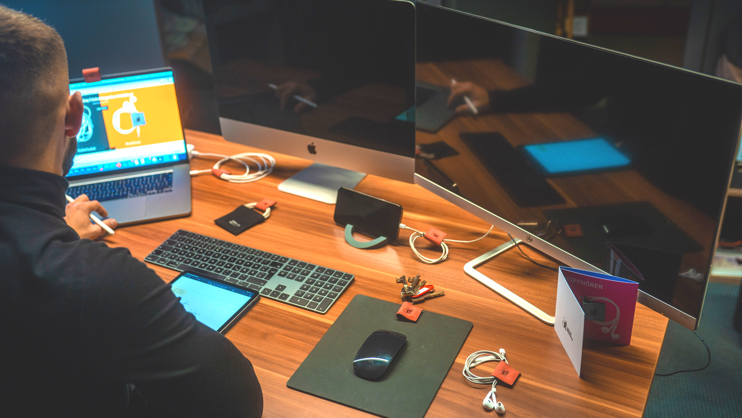 Agent Monkey Multitool | Kabel Organizer | Ocean Red