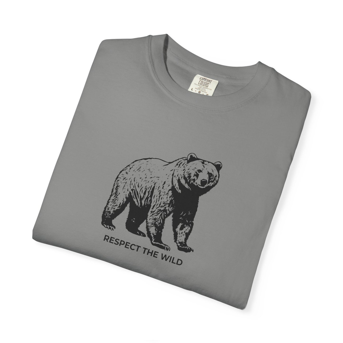 Bear Graphic T-Shirt — "Respect the Wild" Tee