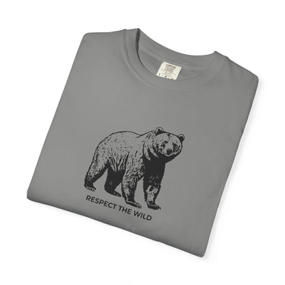 Bear Graphic T-Shirt — "Respect the Wild" Tee