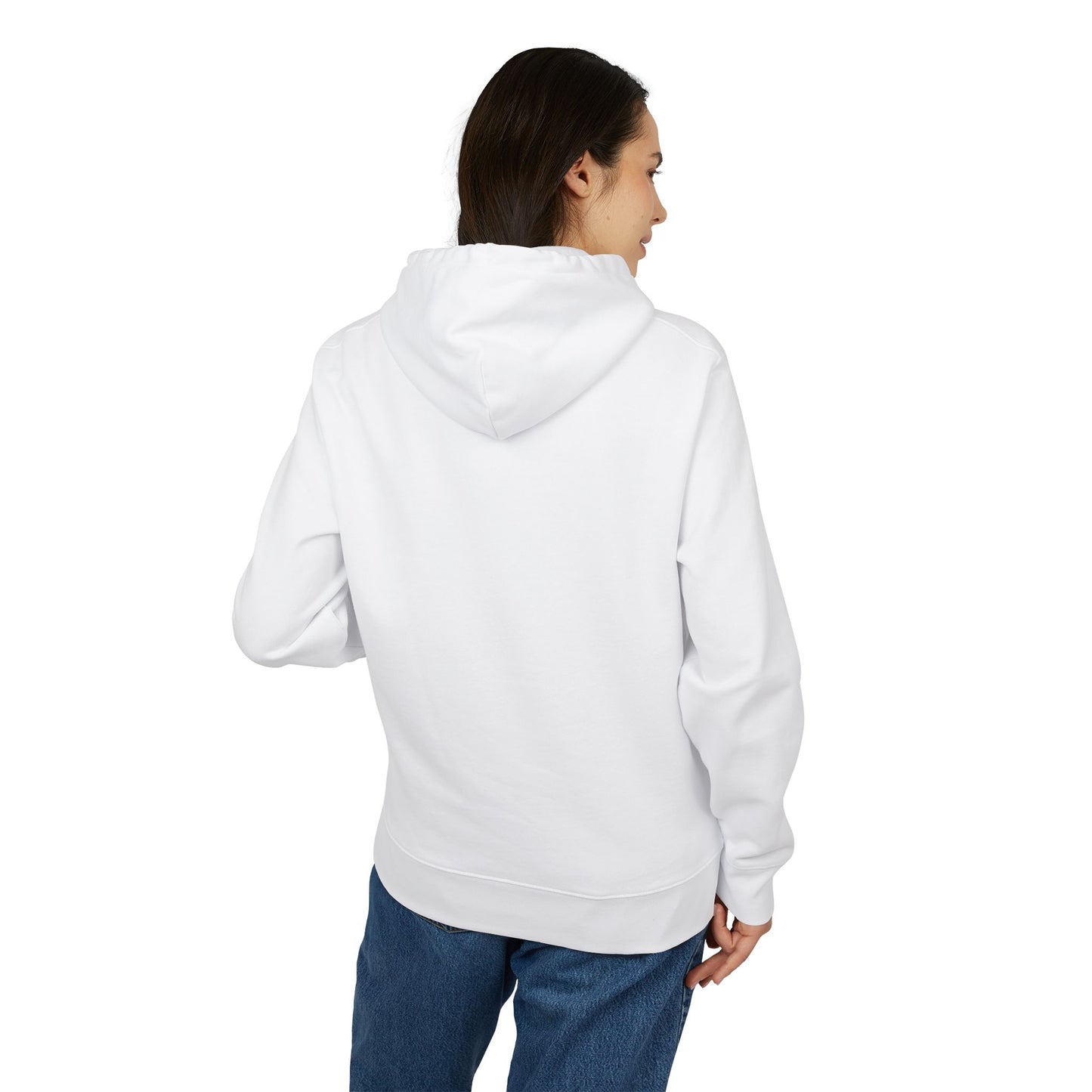 Premium Organic Outdoor Hoodie | Find your Peak | white