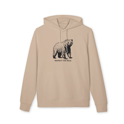 Ultra-Soft Organic Hoodie "Respect the Wild"