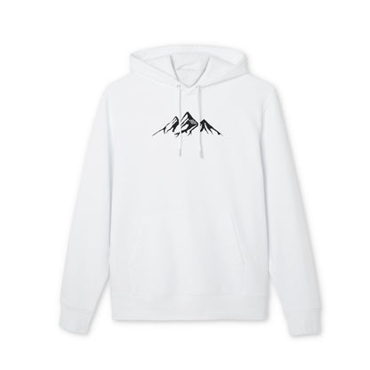 Premium Organic Outdoor Hoodie | Find your Peak | white