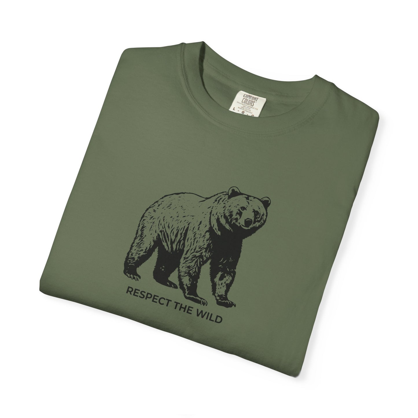 Bear Graphic T-Shirt — "Respect the Wild" Tee