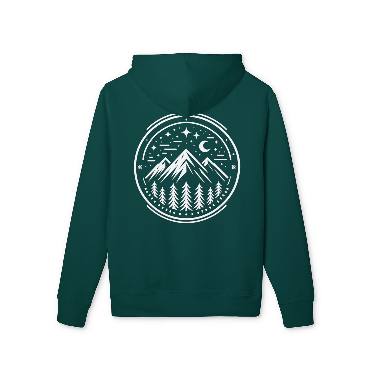 Premium Organic Hoodie Mountain Peak
