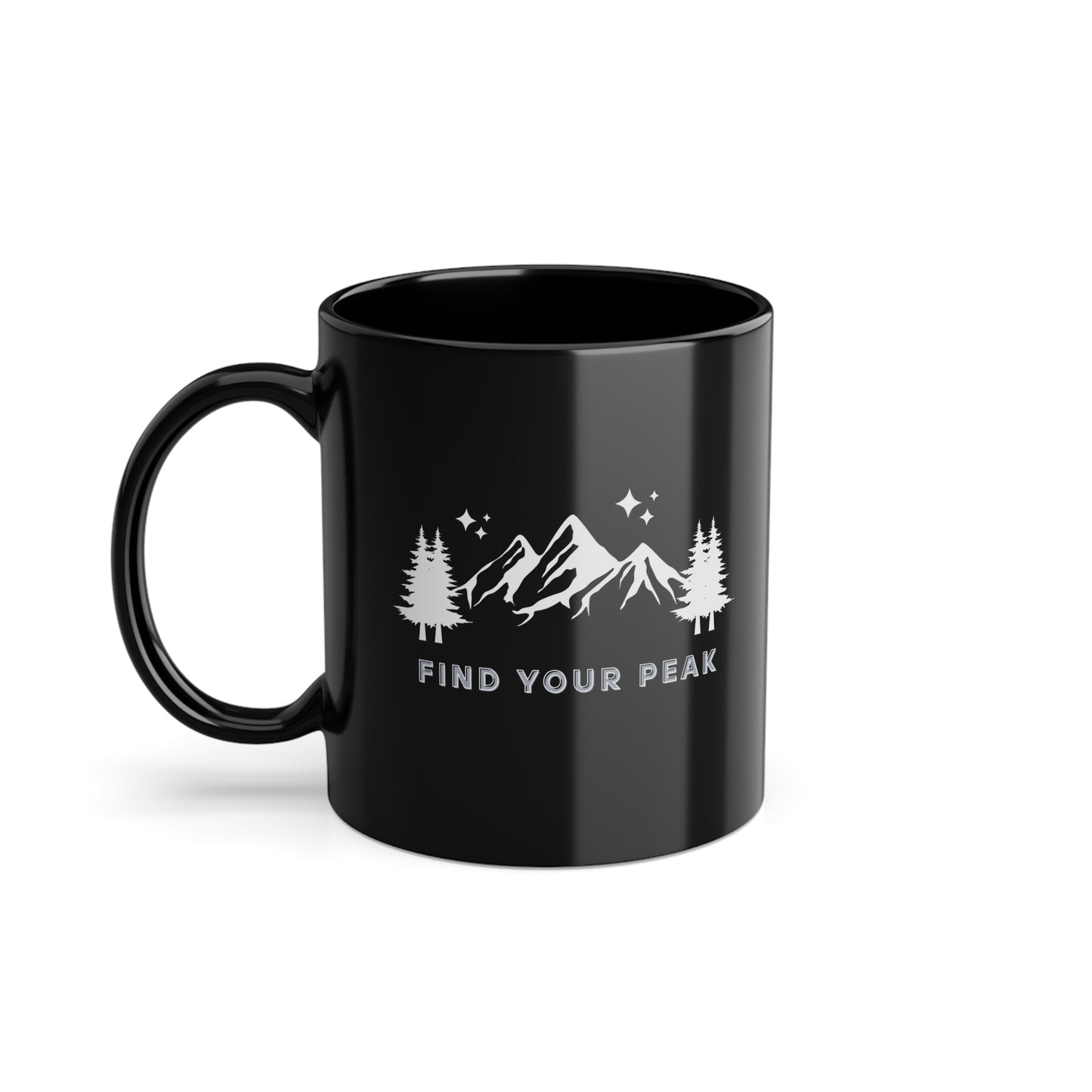 Tasse | Find your Peak | schwarz