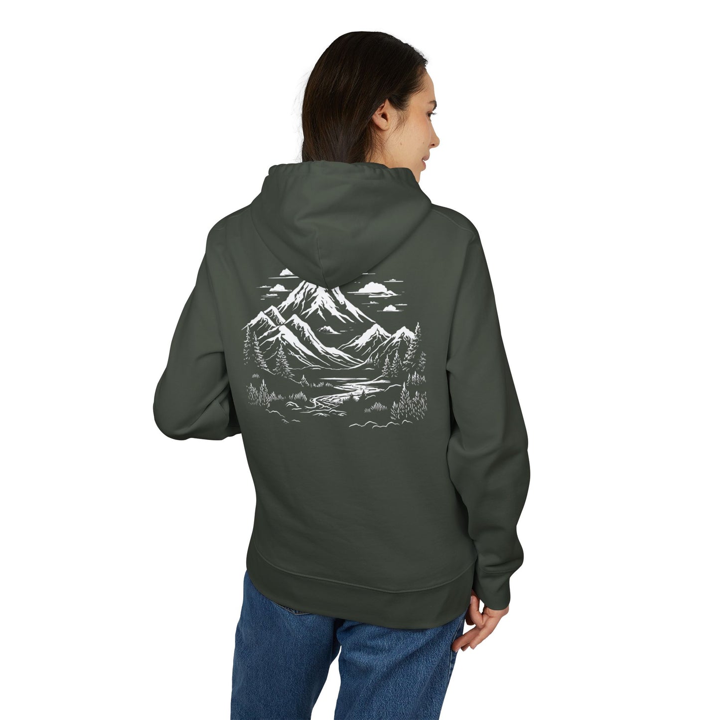 Premium Hoodie "Mountain Forest"