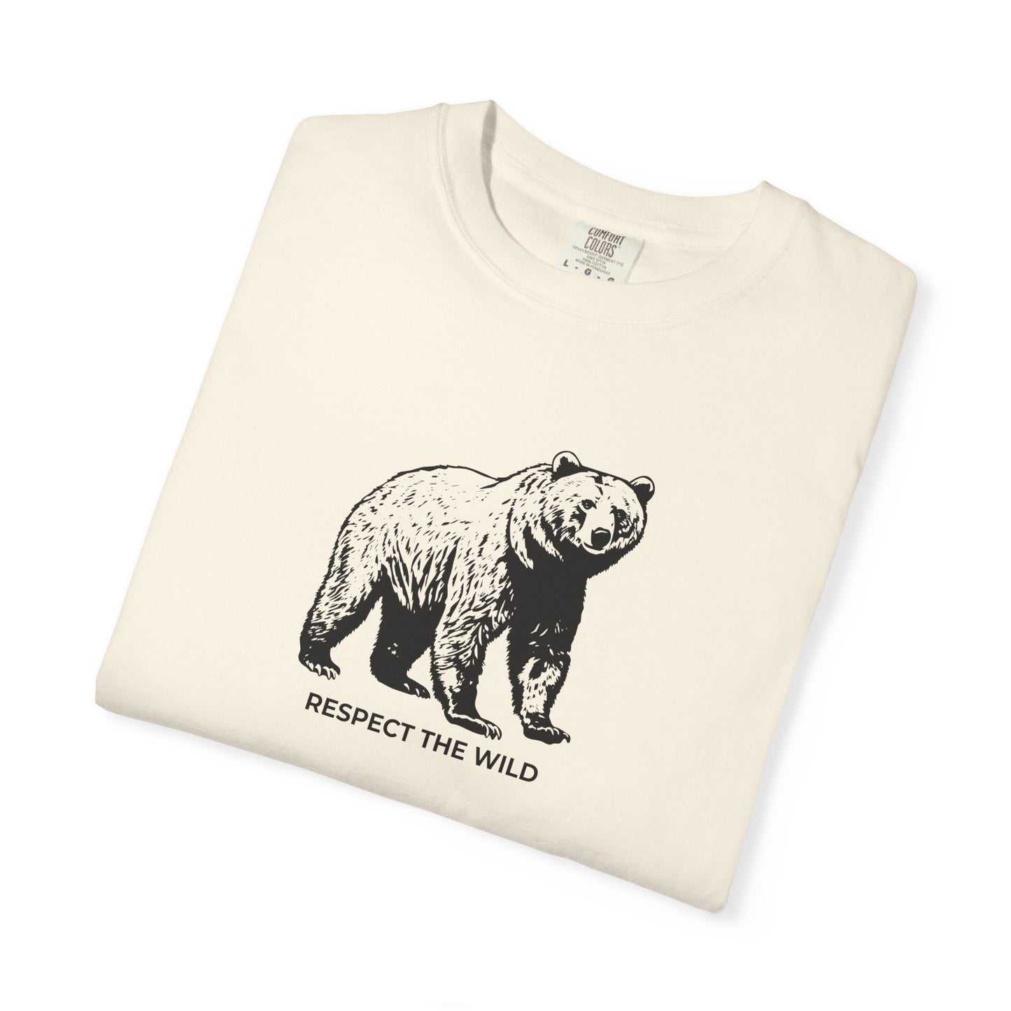 Bear Graphic T-Shirt — "Respect the Wild" Tee