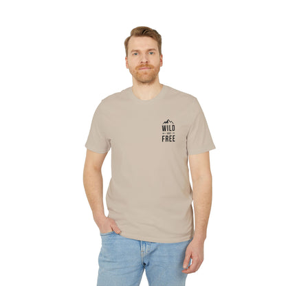 Wild and Free Mountain T-Shirt — Minimal Adventure Tee