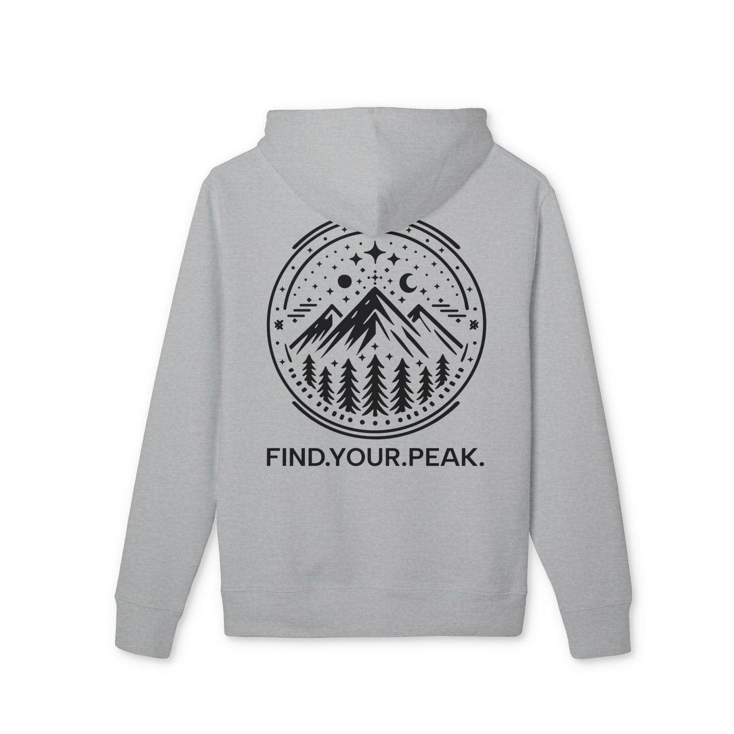 Ultra-Soft Organic Hoodie "Mountain Stars"