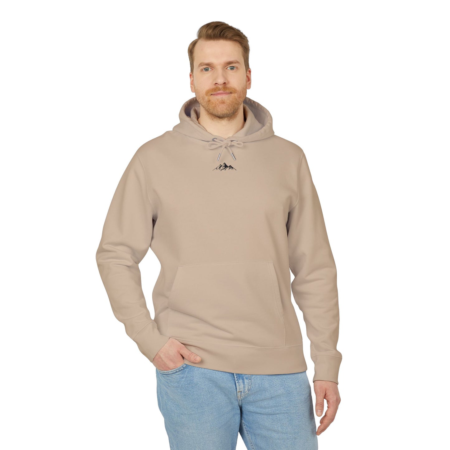 Premium Organic Hoodie Mountain Peak
