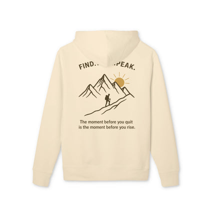 Ultra-Soft Organic Hoodie "Never Quit"