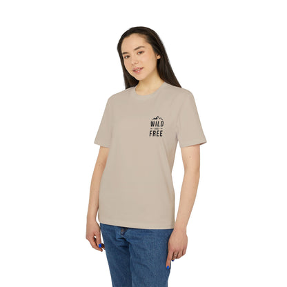 Wild and Free Mountain T-Shirt — Minimal Adventure Tee