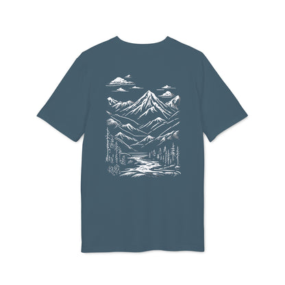 Premium Organic Shirt | Find Your Peak | Mountain River