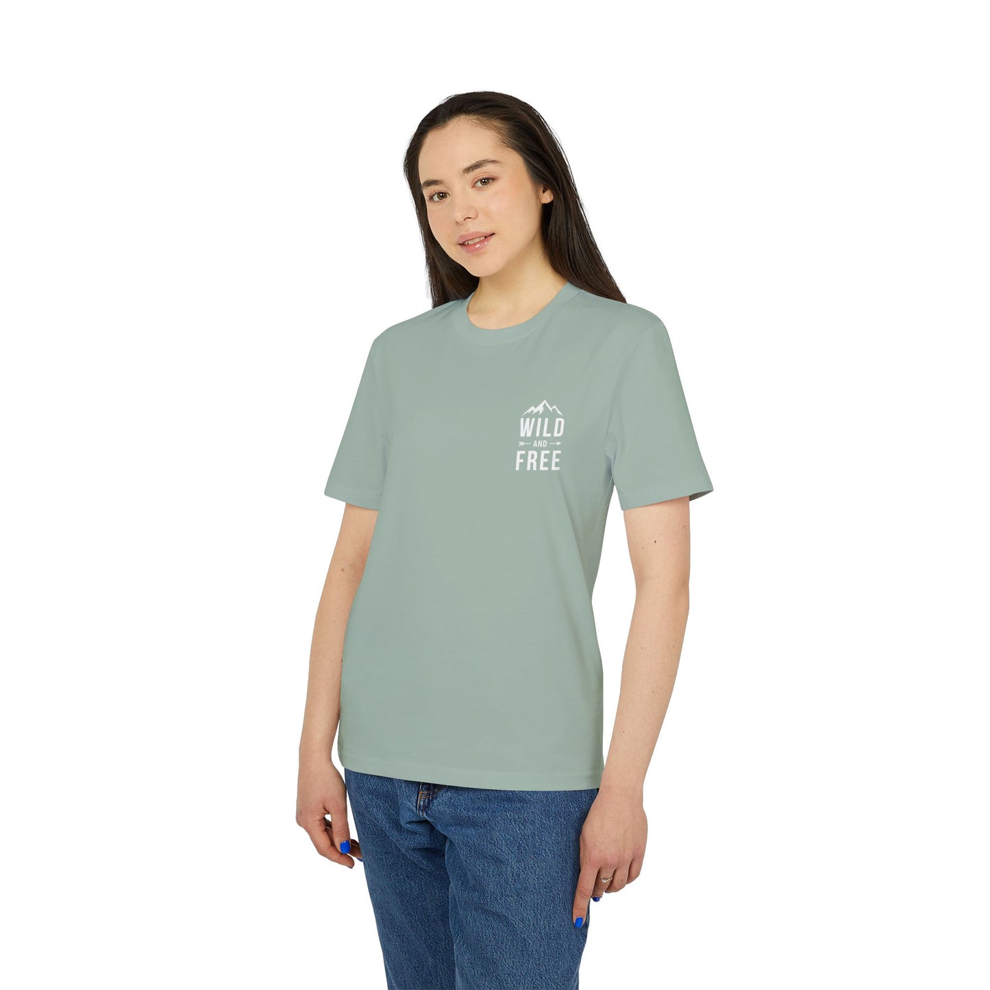 Wild and Free Mountain T-Shirt — Minimal Adventure Tee
