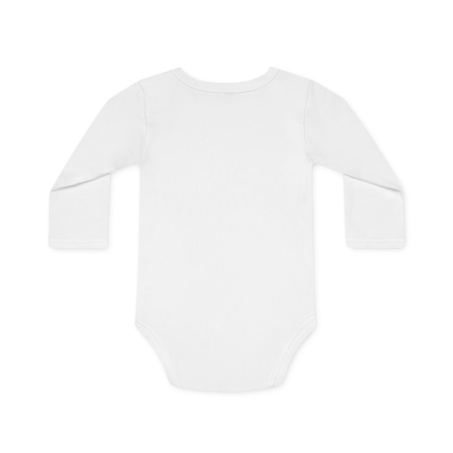 Baby Organic Bodysuit Long-Sleeve |  My first Summit | white
