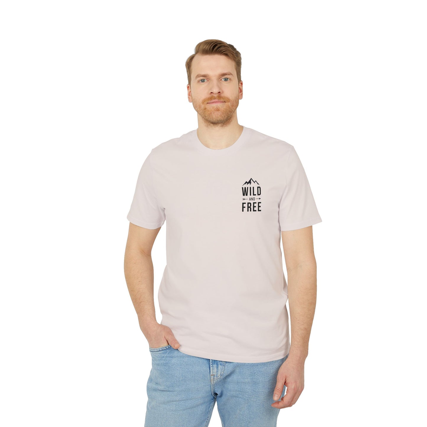 Wild and Free Mountain T-Shirt — Minimal Adventure Tee