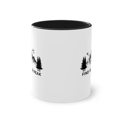Tasse | Find your Peak | weiß