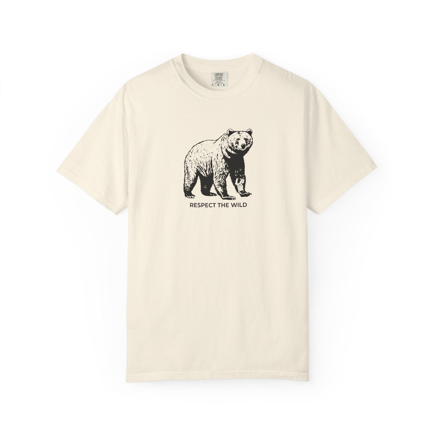 Bear Graphic T-Shirt — "Respect the Wild" Tee