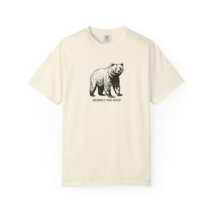 Bear Graphic T-Shirt — "Respect the Wild" Tee