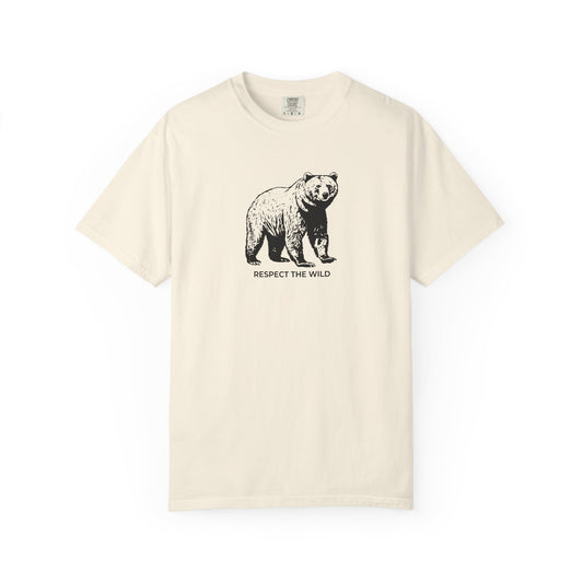 Bear Graphic T-Shirt — "Respect the Wild" Tee