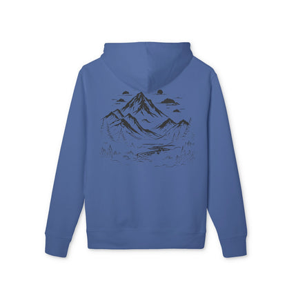 Premium Organic Hoodie Mountain Forest